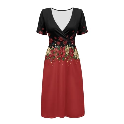 Image of Women's Summer Dresses Short Sleeve Formal Dresses with Pockets | Lightweight Quick‑Dry Soft Comfortable 2026 Fashion Dresses Loose Plus‑Size High‑Waisted