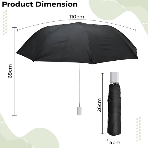 Image of Kraptick Printed Travel Umbrella for Rain, UV, Wind Proof, Water-Proof Umbrella for Men /Women /Boys /Girls /Kids (UMBR-02)