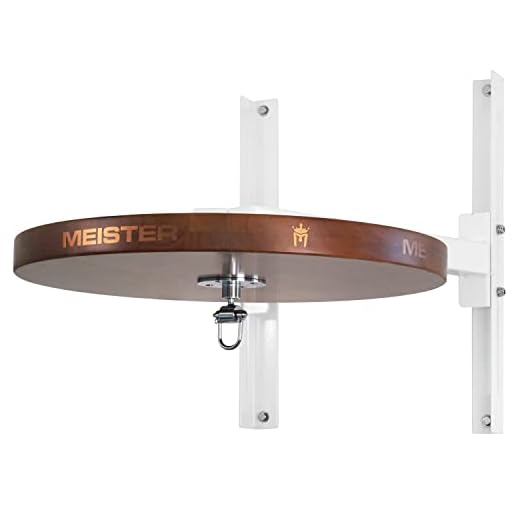 Meister SpeedKills M2 Speed Bag Platform - Height Adjustable 2" Solid Hardwood w/Swivel - Stout