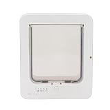 SUNGOOYUE Smart Pet Door Plastic Electronic Cat Door 26 X 29.5cm App Controlled Secure Access with Timer Motion Sensor Collar Activation for Indoor Outdoor Cats and Dogs