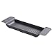 Produktbild SHKY Multifunktionale Abtropffläche Badewanne Caddy Tray Bad Brücke Rack, erweiterbar Bad Tischregal, für Buch Wein Telefon Bad Dusche,Grau