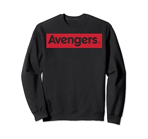Sweatshirt Avengers Endgame rouge logo Marvel pour le style urbain des fans de pop culture