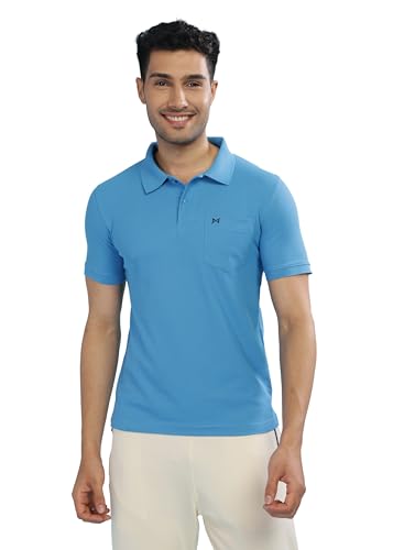Image of Force NXT Polo Neck T-Shirt for Men Pack of 1 | Regular Fit T-Shirt for Men | Premium Super Combed Rich Cotton Polo Shirt | Men's Ultra Soft Half Sleeve T-Shirt