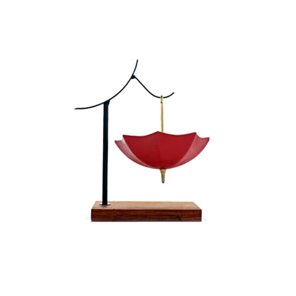 Infusor de té de malla fina de cerámica, infusor para té suelto, colador de malla fina, paraguas, decoración de mesa de té, filtro de té A05