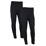 sport leggings 158 Schicke lange Mädchen Leggings aus stretchigem Stoff im 2er Set