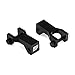 BlackPath - Yamaha + Honda 3.5" Front Lowering Kit Raptor 250 + Banshee 350 + TRX 450R 400EX ATV (Black) T6 Billet