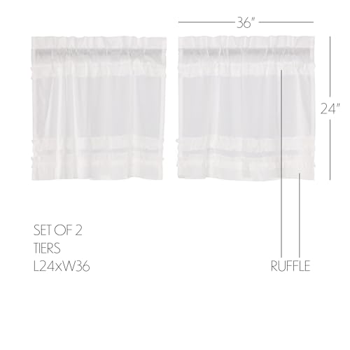 VHC-Brands-Soft-White-Ruffled-Farmhouse-Sheer-Petticoat-Tier-Set-of-2-24×36 VHC Brands Soft White Ruffled Farmhouse Sheer Petticoat Tier Set of 2 24×36