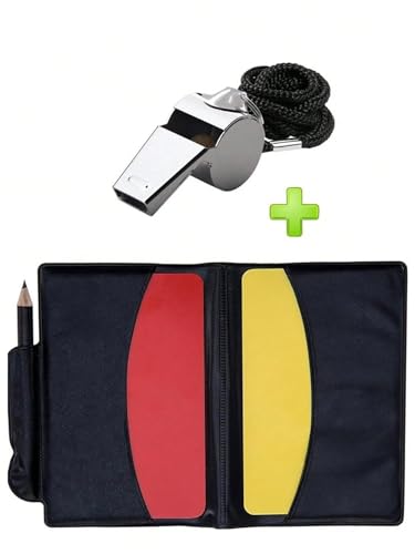 Kit de fútbol con silbato metálico y tarjetas miniatura 3