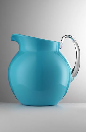 Pichet Palla Mario Luca Giusti turquoise broc à eau design pour table chic
