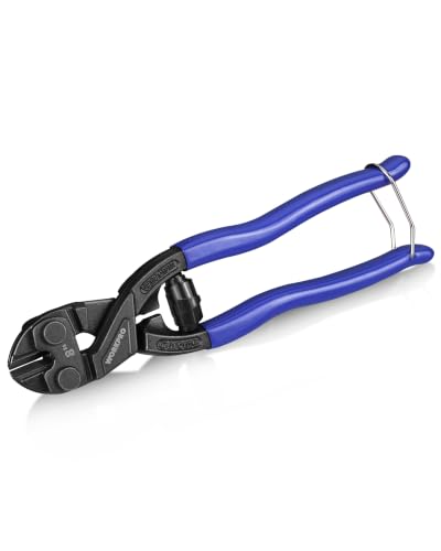 Image of WORKPRO 8-inch Mini Bolt Cutter with Recess and Spring, Blue