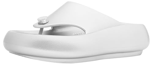 Michael Kors Women's Splash Platform, Silver, 9