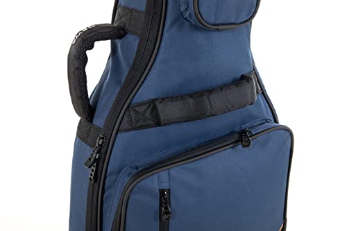 Gewa Housse Guitare Premium 20mm pour guitare classique 4/4 bleu - Les Beatles, Paul McCartney, John Lennon, RIngo Starr, George Harrison Gewa Housse Guitare Premium 20mm pour guitare classique 4/4 bleu – Image 3