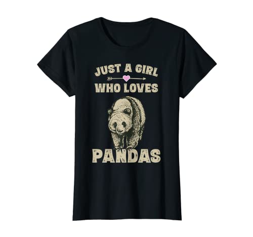 Panda - Camiseta divertida para niñas adolescentes Camiseta