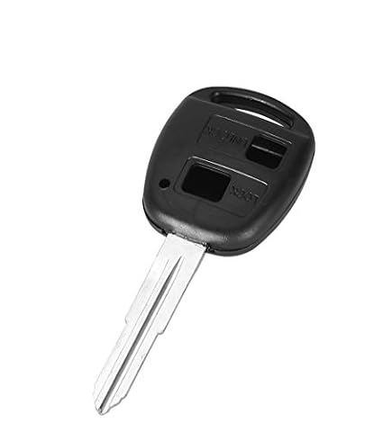 PHONILLICO Zapasowy kluczyk do samochodu Cle Toyota Celica Corolla Prius RAV4 Yaris breloczek do kluczy Flip z 2 ostrzami