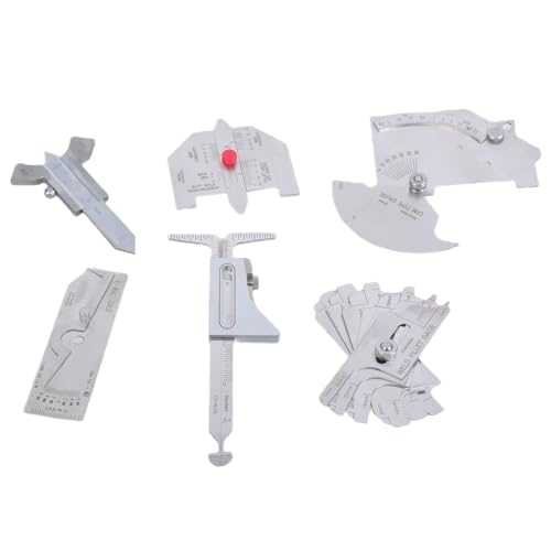 Precision 6PCS Soldadura Medidores Set Combinación Herramienta Medidor de Caldera Soldadores para Profesionales Industriales