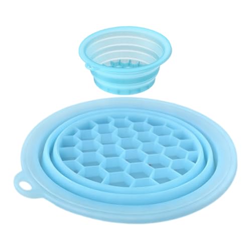 Generisch Cuenco de hielo para la cara - Piscina de agua fría - Recipiente plegable para hielo para la cara - Para viajes de negocios, camping, gimnasio, senderismo, baño, ducha, hogar, hotel