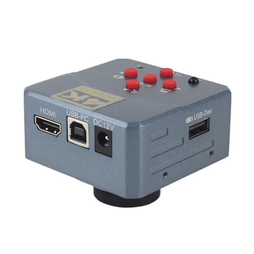 Cámara industrial HDMI USB 4K para microscopio con lente de montura C 130X 5