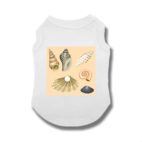 CNJKS ホワイト 犬服 tシャツ ルームウェア 犬用 小中型犬 春夏秋 ドッグウェア ベスト 日焼き防ぐ Tシャツ XL ペット服 猫服 ペット用品 ドッグウエア シンプル 各犬種 服 抜け毛対策 抜け毛防止 汚れ防止