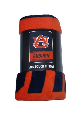 VF Auburn Tigers Fleece Throw Blanket 45" x 60" Team Colors (Navy)