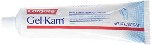 Colgate, Ppax1176035, Tratamento Preventivo Com Flúor Gel-Kam, Sabor De Menta Em Gel, Tubo De 4,30 Onças, 1 Pacote