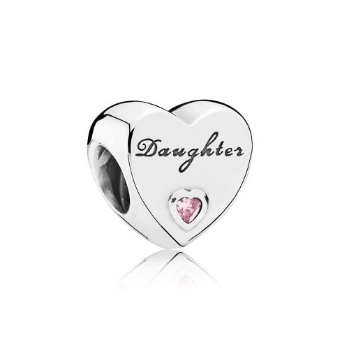 Pandora Jewelry Daughter s Love Cubic Zirconia Charm in Sterling Silver