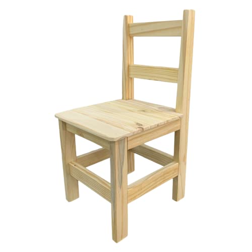 Conjunto Mesa Infantil Madeira Maciça Resistente 2 Cadeiras