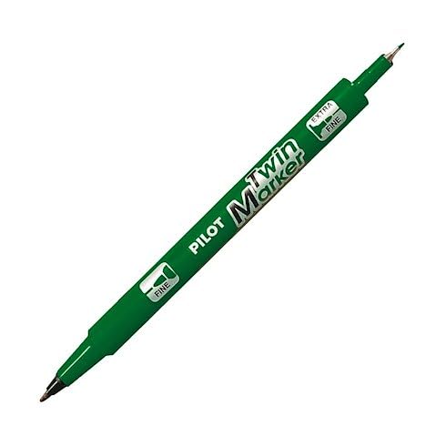 Pilot Marqueur permanent Twin Marker 2 pointes 0 8 mm et 2 mm Pochette de 10 assorties - vue 8