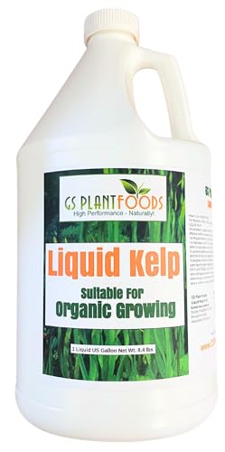 GS Plant Foods Liquid Kelp Fertilizer – Suitable for Organic Growing, OMRI Listed Seaweed...