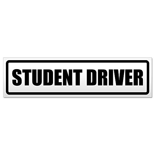 Kiwistar - Autoaufkleber - Student Driver - Hinweis Aufkleber Sticker für Auto, Kfz, Fahrrad, PKW, LKW
