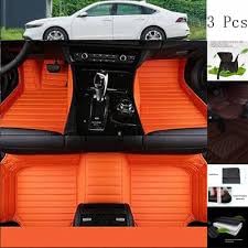Image of MINANSH 9D Car Floor Mats Compatible with Baleno, Tan
