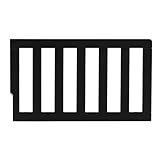 Dream On Me Universal Convertible Crib Toddler Guard Rail, Black