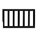 Dream On Me Universal Convertible Crib Toddler Guard Rail, Black