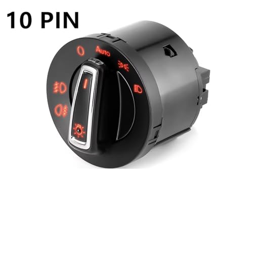Interruptor de faros VW de alta precisión con módulo sensor automático de luces de 14 y 10 pines 3
