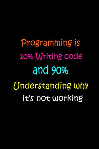Programming Is 10% Writing Code And 90% Understanding Why It's Not ...