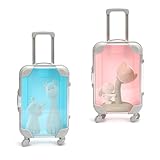 Matériau de Qualité: Cette mini valise est fabriquée en ABS durable, offrant une grande résistance aux rayures et à l’humidité. Elle protège vos petits objets et conserve leur état stable même après une longue utilisation