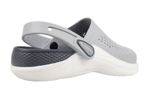 Image of Alzado Men's Classic Casual Sports Clogs /Sandals with Adjustable Back Strap for Adult | Comfortable & LightWeight| Stylish & Anti-Skid| Waterproof & Everyday Use Mules for Gents & Boys..