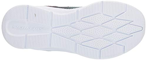 Skechers Kids Girls Microspec Sneaker, Black/Aqua, 12.5 Little Kid #TOP3