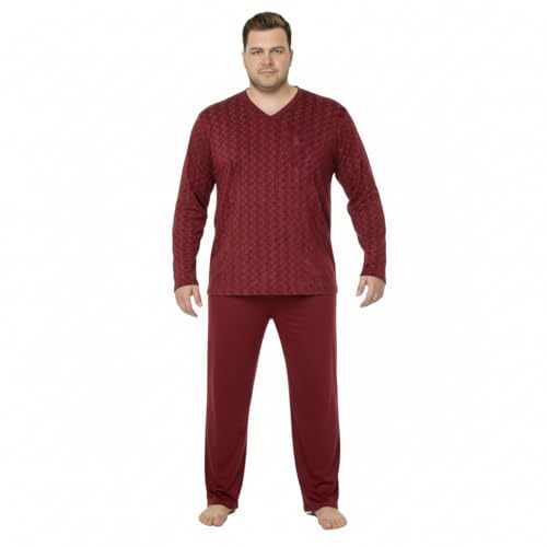 Pijama Inverno Manga Longa Calça Masculino, Paraíso da Lingerie
