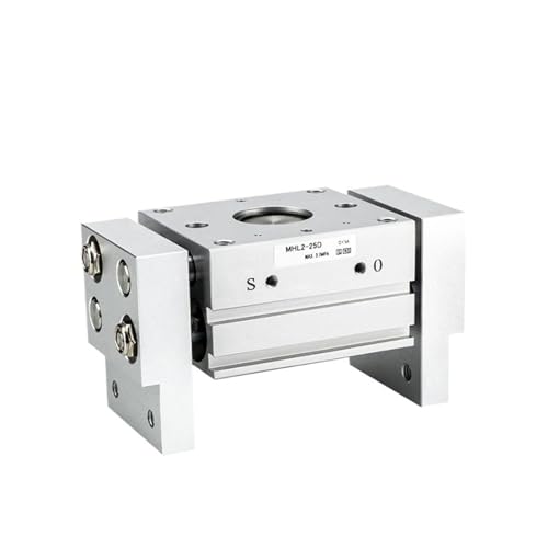 Pince pneumatique MHL2 alésage 10mm à double guidage et course variable