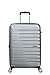 American Tourister Flashline Spinner M, Suitcase, 67 cm, 69/75 L, Silver (Sky Silver), Sky Silver, Spinner M (67 cm - 69/75 L), Suitcases & Trolleys, Sky Silver, Spinner M (67 cm - 69/75 L), Suitcases