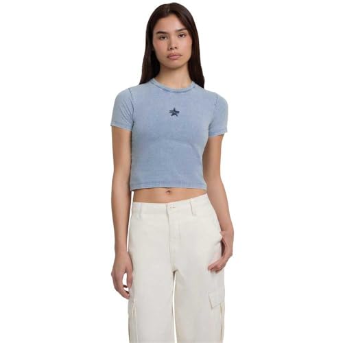 [ゲス] JEANS SS CN BABY EMB STAR TEE