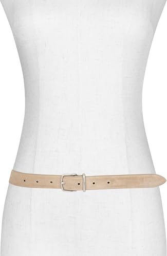 Vince Womens 1 Inch Suede Fe Belt with Metal Loop, Casual Fashion Accessory for Everyday Wear2