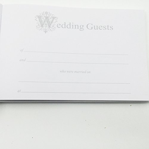 9.6 X 6.3 Inch Grey Diamond Wedding Engagement Anniversary Party Guest Book With Pen Holder 3 In Set Keepsake #TOP5