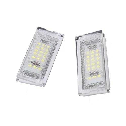 Luz led de matrícula bombillas blancas coche Canbus luces traseras para E46 4D