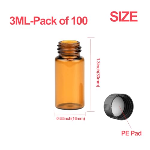 Fioles de laboratoire 3 ml anti-fuite pour conserver vos échantillons
