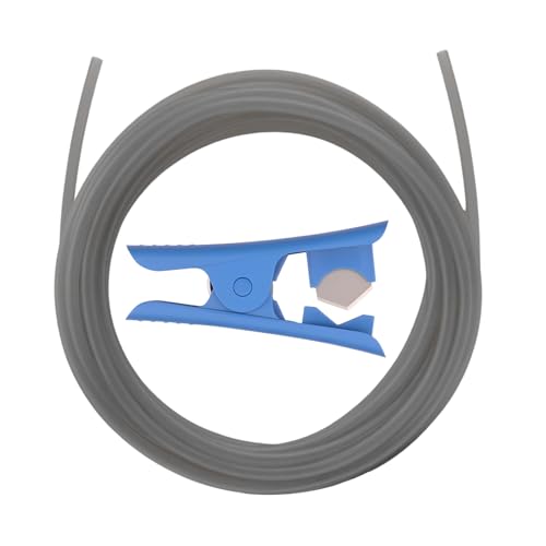 Tubo in PTFE da 5 metri per Bambu Lab serie A1, X1, P1, stampante 3D, diametro interno 2,5 mm x diametro esterno 4 mm, tubo in PTFE con taglierina per serie K1 e serie Ender 3 V3