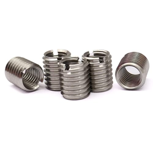 5Pcs Thread Adapters Sleeve Reducing Nut for M10 10mm Male to M8 8mm Female Screw Sleeve Conversion Nut