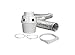 Dundas Jafine TDIDVKZW Indoor Dryer Vent Kit with 4-Inch by 5-Foot Proflex Duct, 4 Inch, White