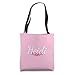 Custom Heidi Gift Personalized Name Flowers Floral Pink Tote Bag