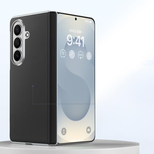 Coque Fold8 Ultra magnétique cuir noir avec protection charnière intégrale et objectif